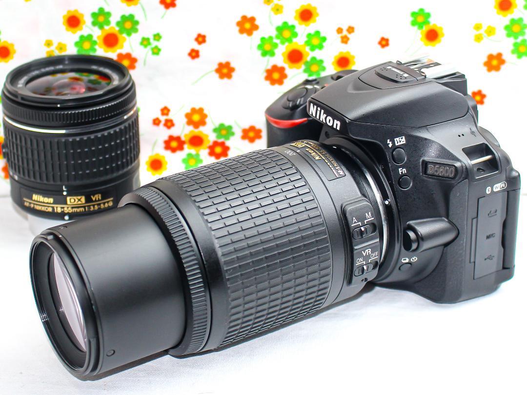 Nikon D5600一眼レフカメラ      Wi-Fi機能あり✨ D5000 ニコン デジタル一眼 Nikon D5600 ダブルズーム Wi-Fi