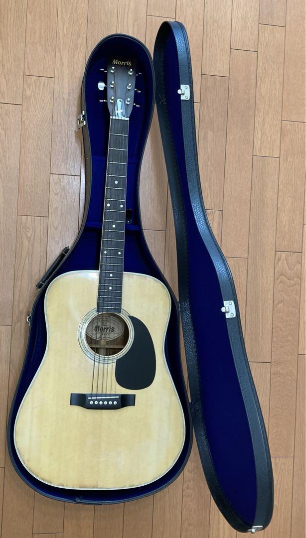 Morris モーリス　アコースティックギター　W-20 ハードケース付き MORRIS モーリス W-20 アコースティックギター ハードケース付