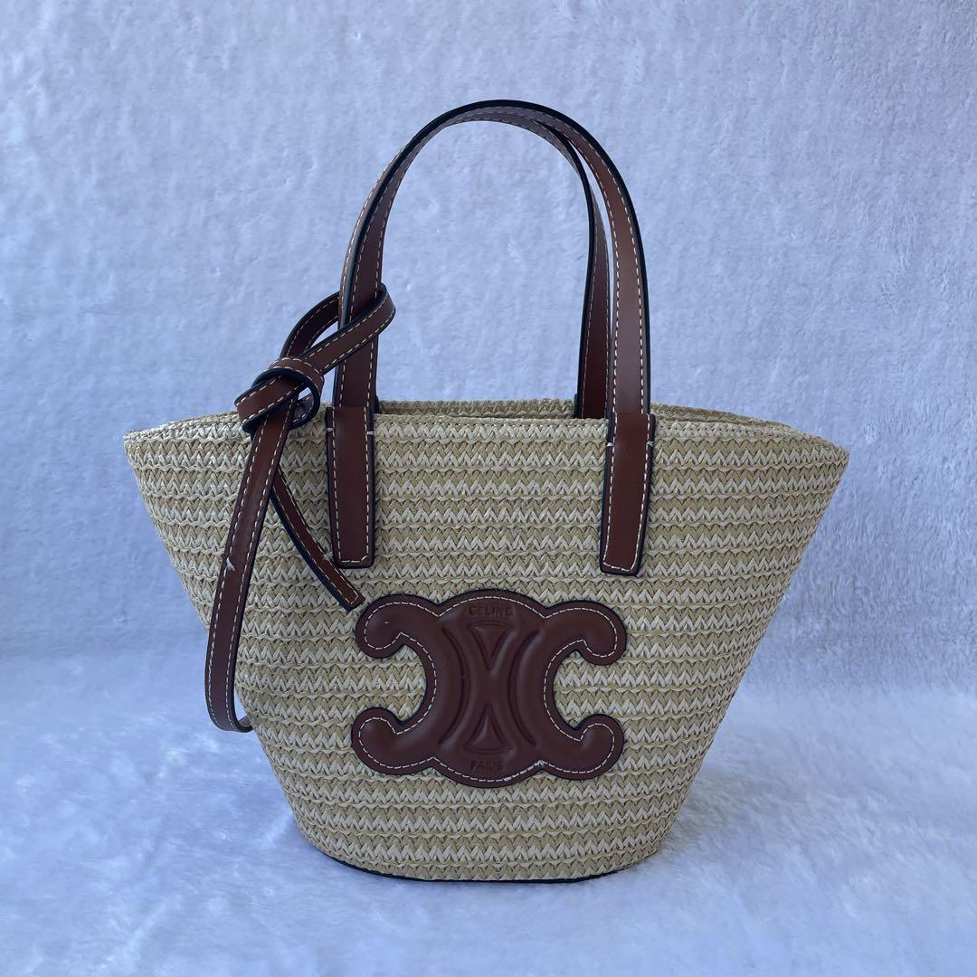 セリーヌ　CELINE カゴバッグ　ハンドバッグ 直営店 CELINE セリーヌ かごバッグ 119742GNS.02NT (CELINE