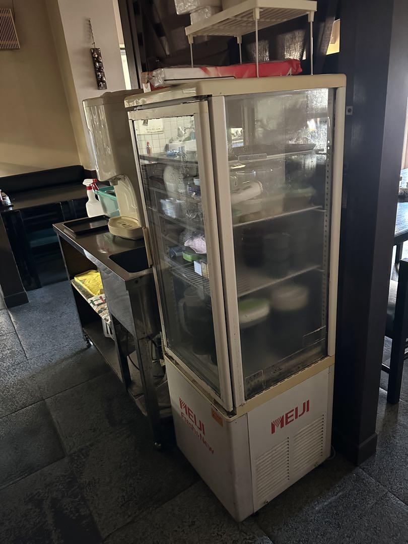 冷蔵庫 レトロ 明治 ショーケース （明治乳業 冷蔵ショーケース