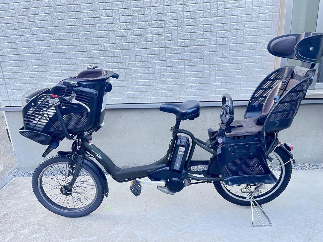 電動アシスト自転車 チャイルドシート付き 黒