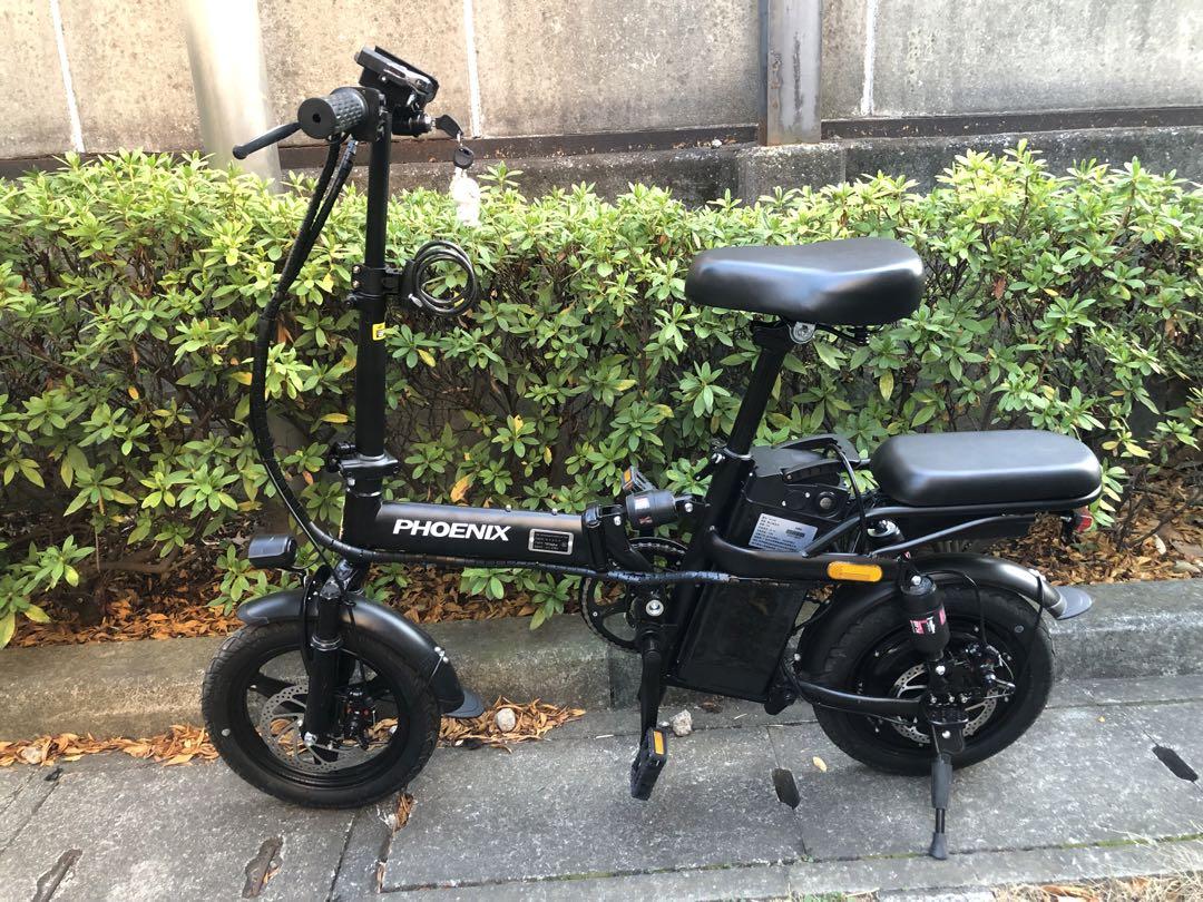 電動アシスト自転車 チャイルドシート付き ブラック PHOENIX 電動アシスト自転車 チャイルドシート付き ブラック