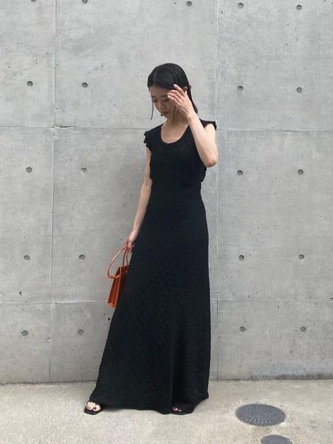 MOUSSY♡ SHEER LACE PANEL DRESS（Sheer Lace Panel Dress