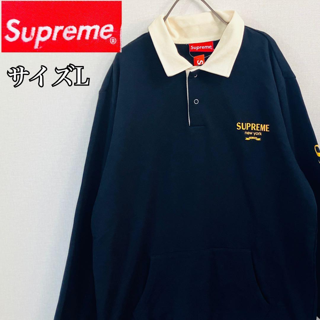 新品】シュプリーム ラガーシャツ サイズL 16AW BLK タグ付き
