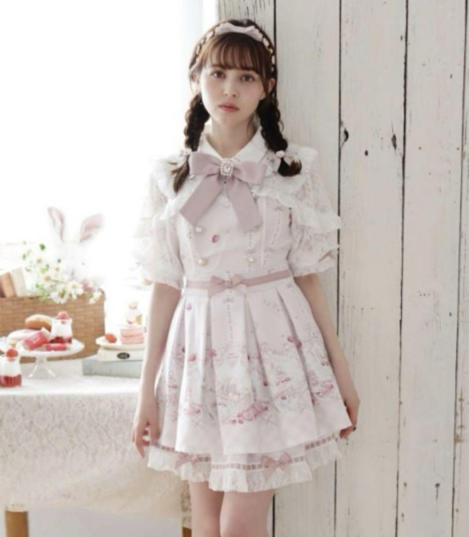 LIZLISA Sugary Treats Picnic柄セットアップ ブラック Amazon.co.jp: LIZLISA Sugary Treats Picnic柄セットアップ