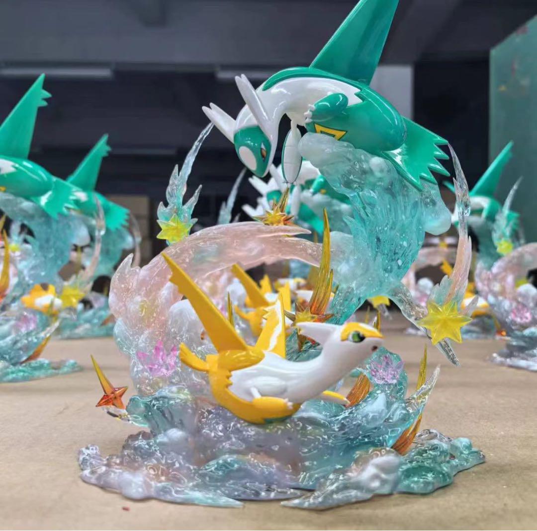 ☆ラティオス ラティアス ポケモン フィギュア ガレージキット スタチュー ポケモン ラティアス&ラティオス 海外 ガレージキット