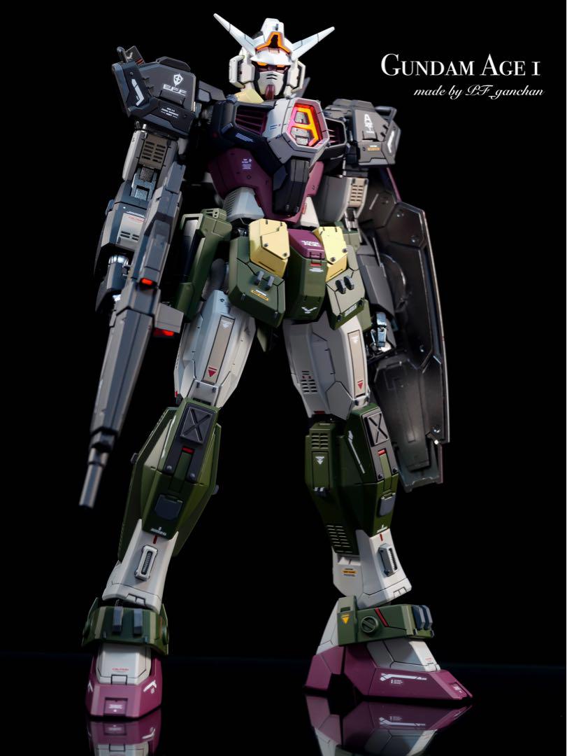 塗装完成品 MG AGE-1 全塗装MGガンダムAGE-1ノーマル｜セノウエタウンのサトシさんの