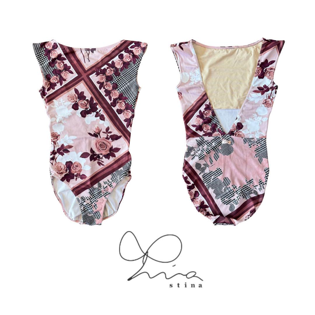 stina type K boat neck/brown pink スティナ M（stina / type Z