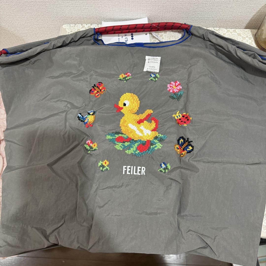 新品FEILERエコバッグハイジ刺繍トートバッグボールアンド