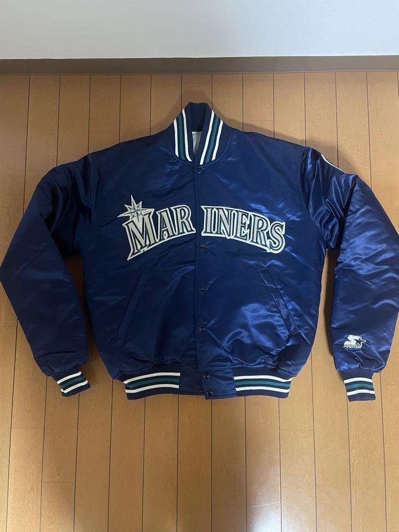 90’s シアトル・マリナーズ Majestic ジャケット 古着 90s MLB Seattle Mariners マリナーズ ナイロン ジャケット