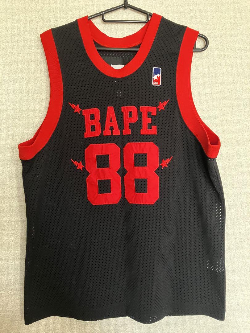美品レア☆A BATHING APE バスケユニフォーム風タンクトップ