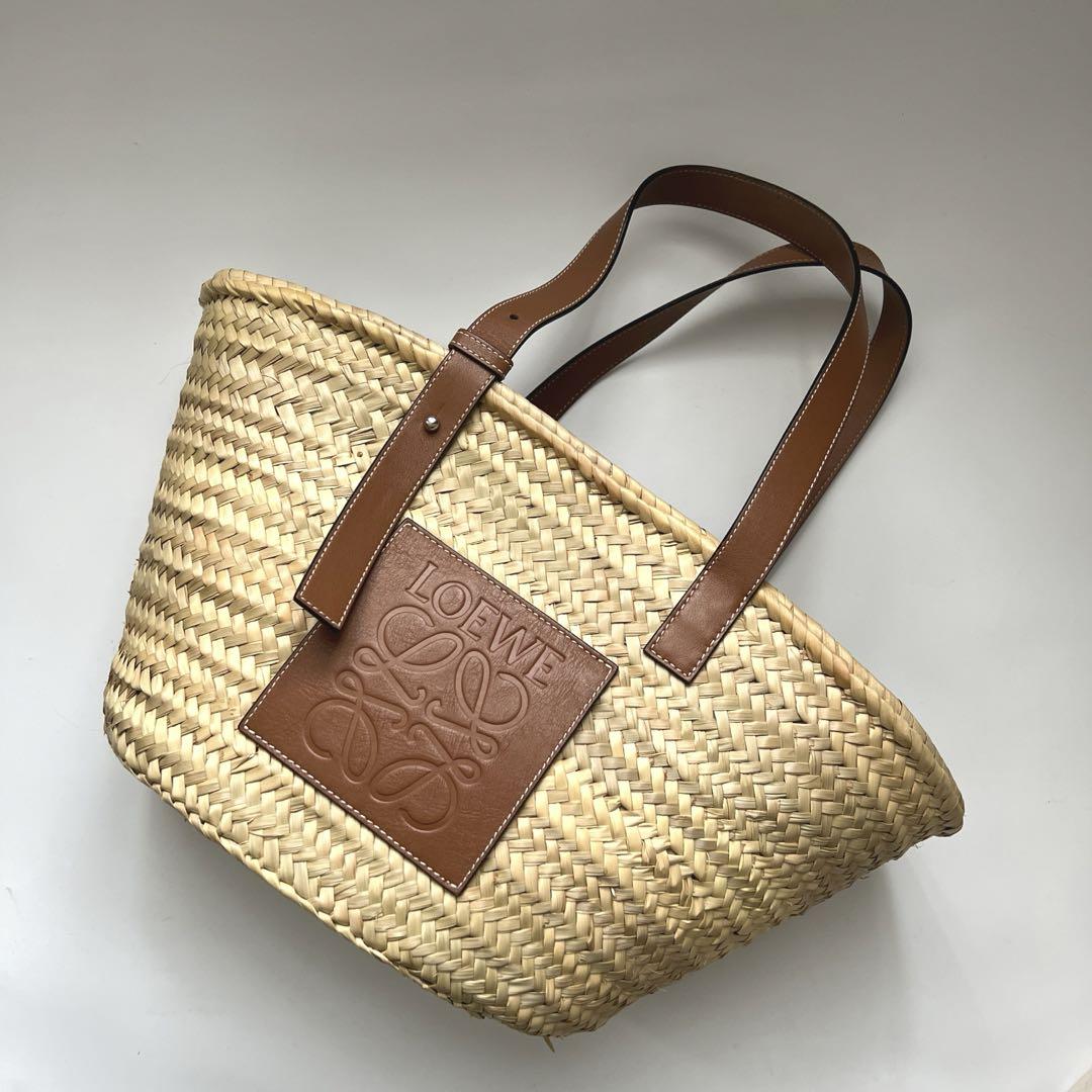 LOEWEロエベ】美品バスケットバックM （ロエベ バスケットバッグ