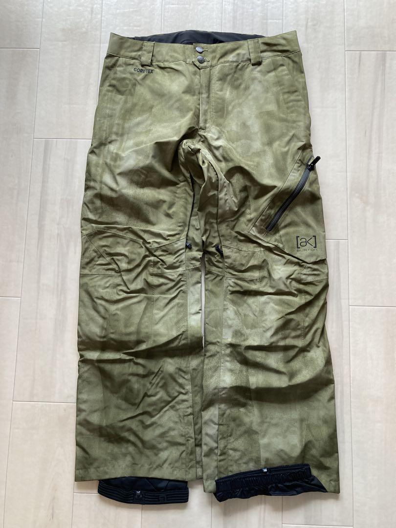 AK BURTON GORE-TEX スノーボードウェア オリーブグリーン迷彩