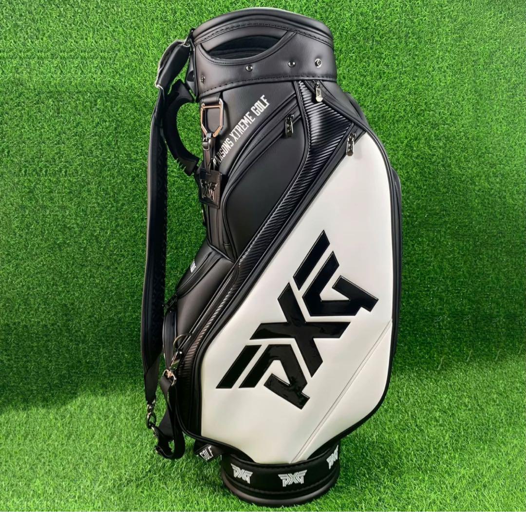 PXG キャディバッグ ゴルフバッグ 白 新作！PXG キャディーバック キャディバッグ ゴルフバッグ ホワイト