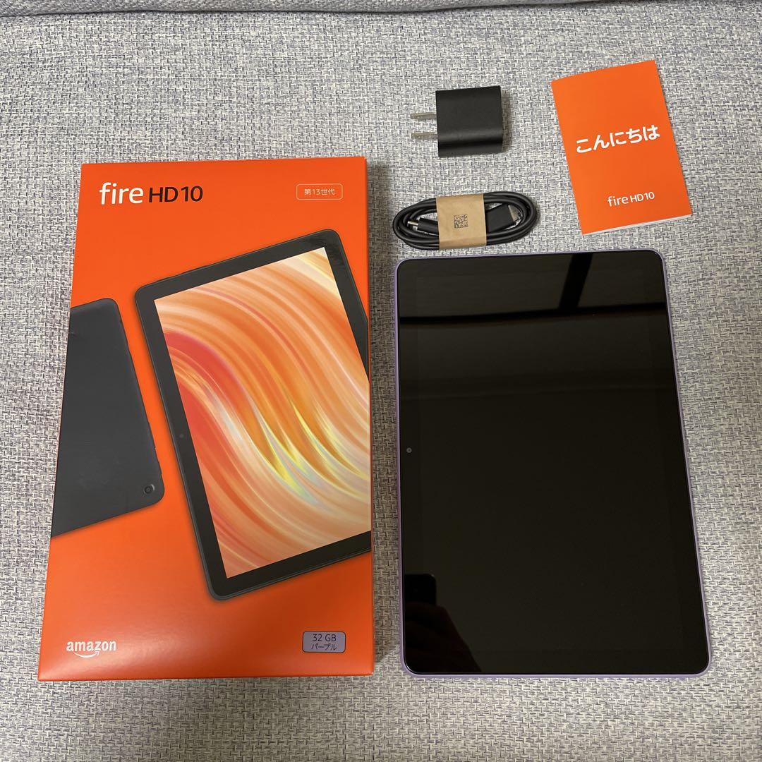 amazon fire HD10 (第13世代)パープル32GB Amazon.co.jp: Fire HD 10 タブレット パープル - 32GB + Kindle