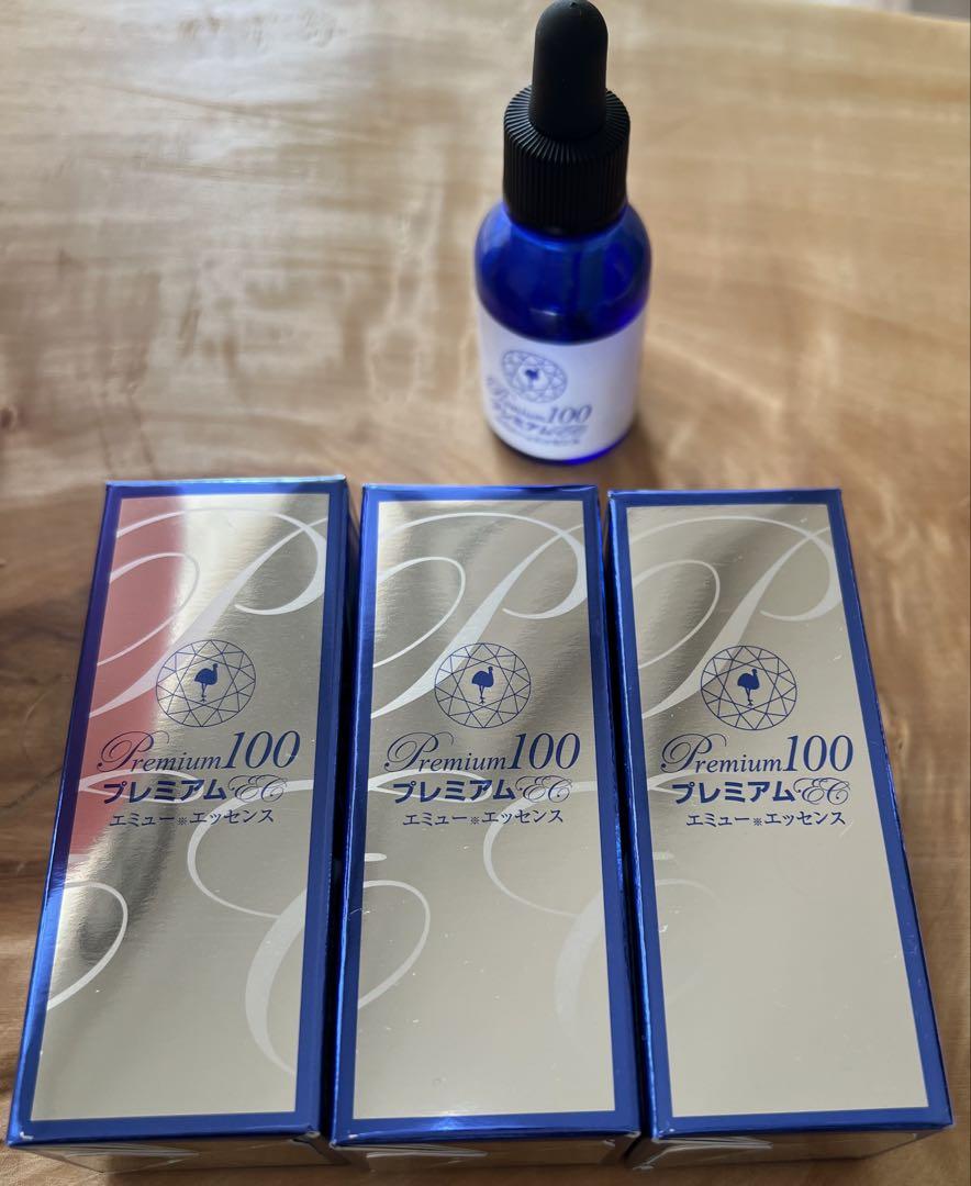 プレミアム100 エミューオイル 15ml×3本 （エミューオイル100% 2