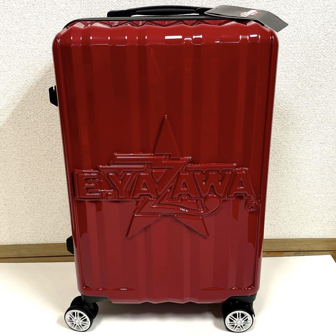 矢沢永吉E.YAZAWA 赤 キャリーケース 大型　希少品 矢沢永吉E.YAZAWA 赤 キャリーケース 大型 希少品