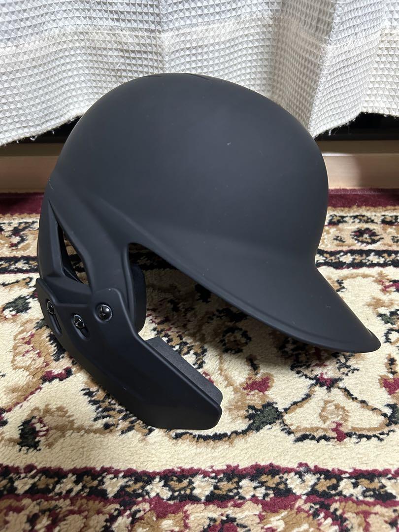 ZETT 一般軟式 右打者用 ヘルメット 黒　BHL308 フェイスガード M ゼット 交換無料 野球 ヘルメット 片耳 軟式 右打者 左打者 一般