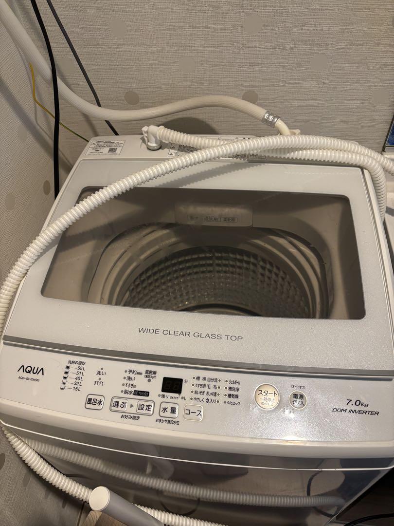 洗濯機と冷蔵庫、電子レンジをセットで。【直接引取限定　千葉県松戸市】 取引相手決定 ）洗濯機&電子レンジ