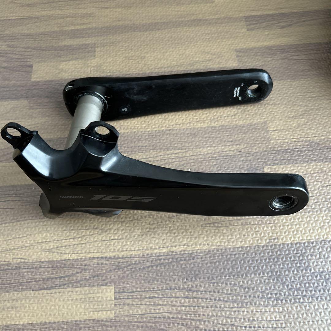 Shimano 105 FC-R7100 クランクアーム 160mm 美品ほぼ新品】Shimano105FC-R7100 クランクアーム 160mm - メルカリ