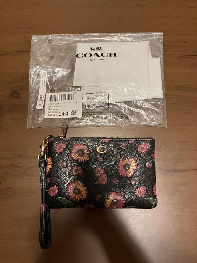 ★セール／即発♪★Coach SizeLフラワープリントリストレット★ 楽天市場】コーチ COACH リストレット レザー PVC フラワー