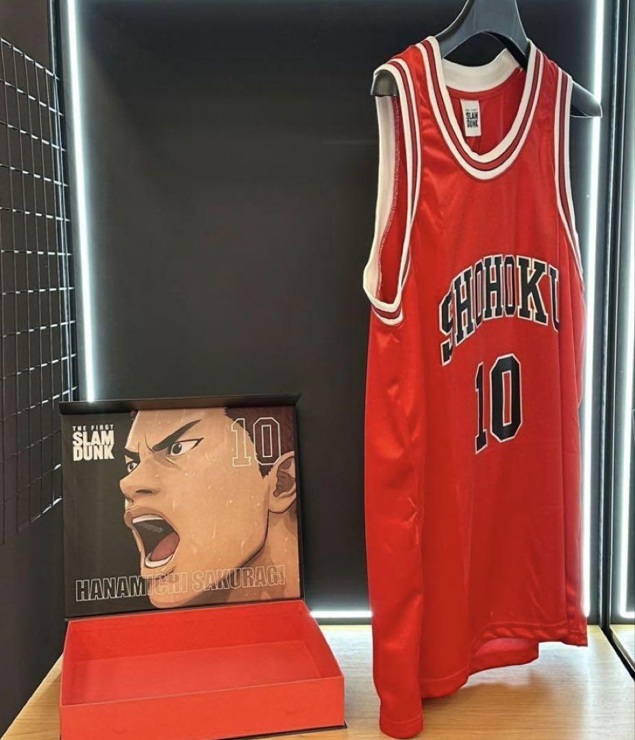 【L】THE FIRST SLAM DUNK 湘北ユニフォームセット（桜木花道） Kids 130】THE FIRST SLAM DUNK 湘北ユニフォームセット（桜木