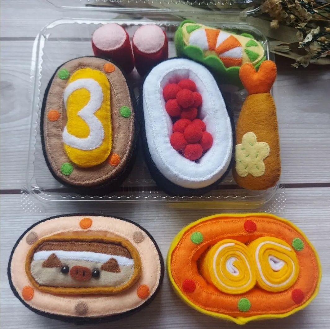 フェルトおままごと フェルトままごと おにぎらず （再販】フェルトのおままごと