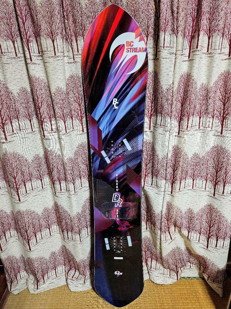 22-23 BC STREAM DR 62W スノーボード 23-24 BC Stream RIDER'S SPEC DR 162W 美品（予約商品] 25-26
