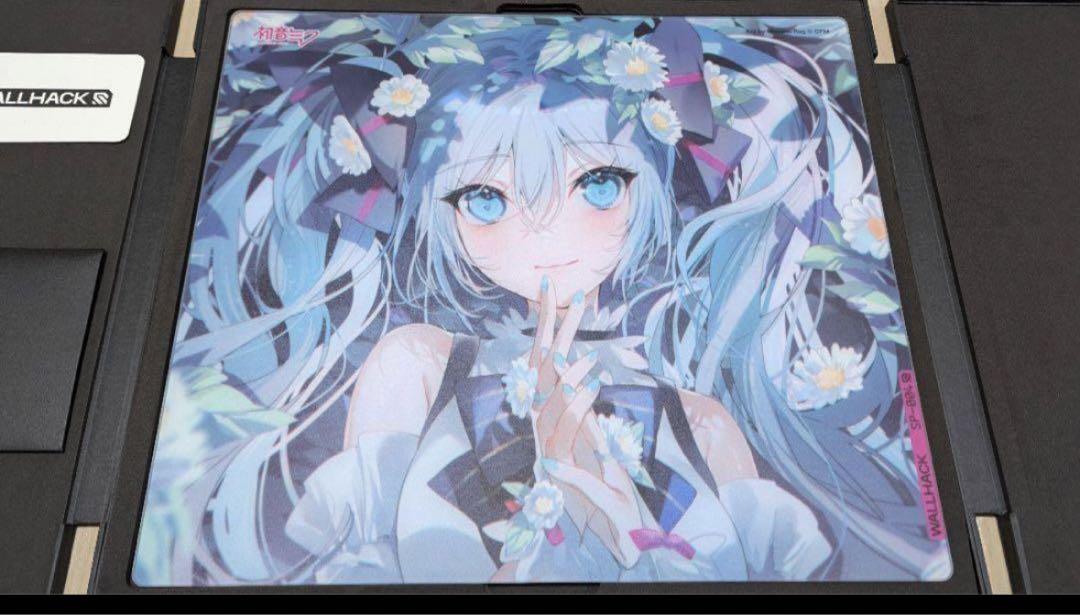 Wallhack × 初音ミクSP-004 49×43cm Amazon.co.jp: Wallhack/SkyPAD ガラスパッド SP-004 Hatsune