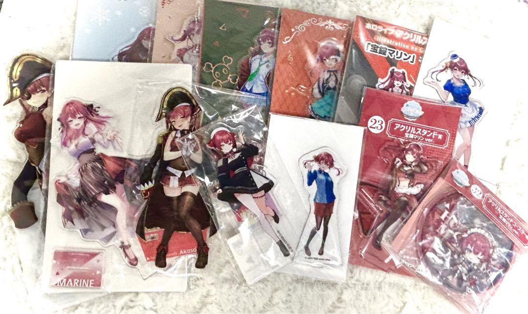 ホロライブ 宝鐘マリンアクリルスタンド 13点セット（Amazon.co