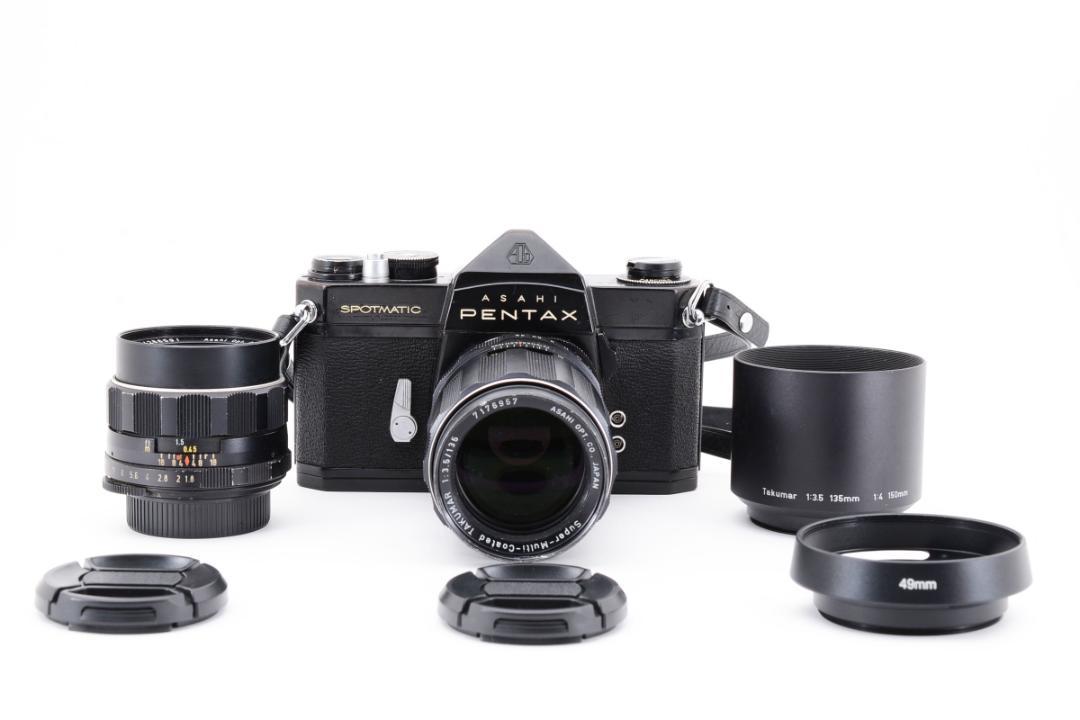 PENTAX SP & Takumar 単焦点レンズ 2本セット SO121 PENTAX SP & Takumar 単焦点レンズ 2本セット SO121（PENTAX S2