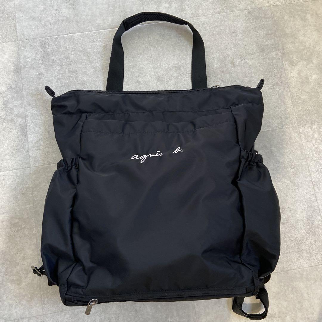 【新品未使用】アニエスベー 2way マザーズバッグ agnes b. アニエスベー バッグ 2WAYマザーズバッグ ペアレンツ