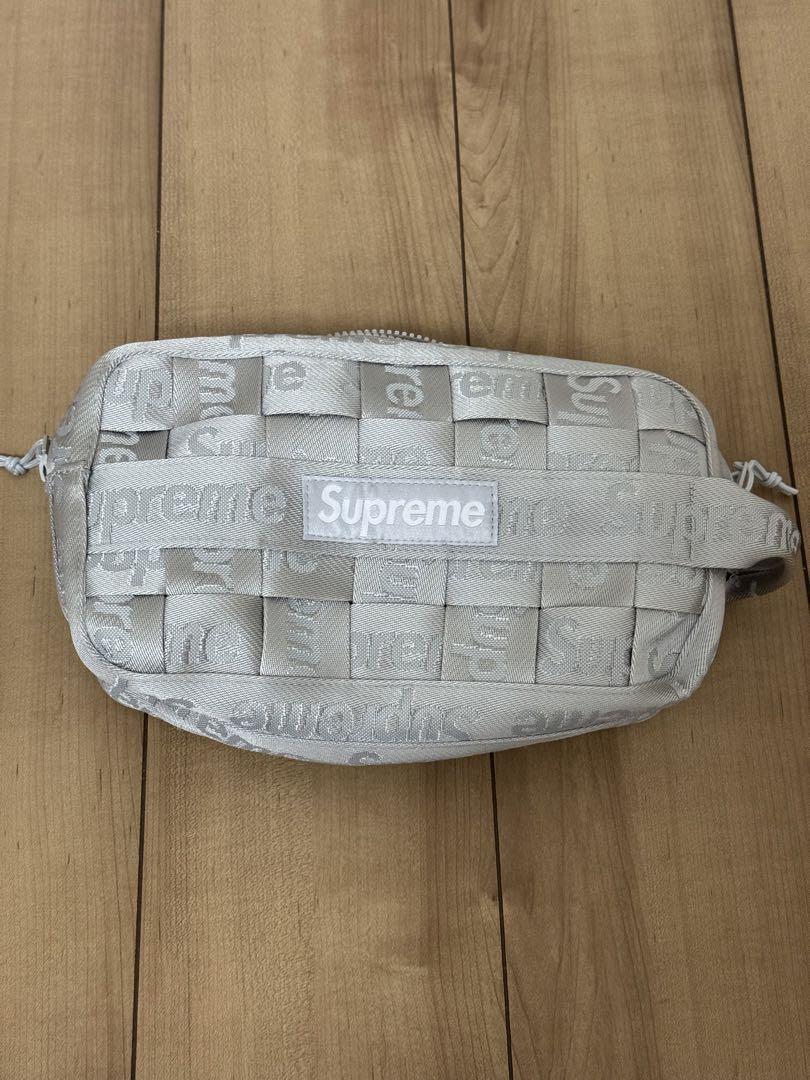 ほぼ未使用　SUPREME  Woven Utility Bag Grey Supreme Woven Utility Bag (SS24) - $78