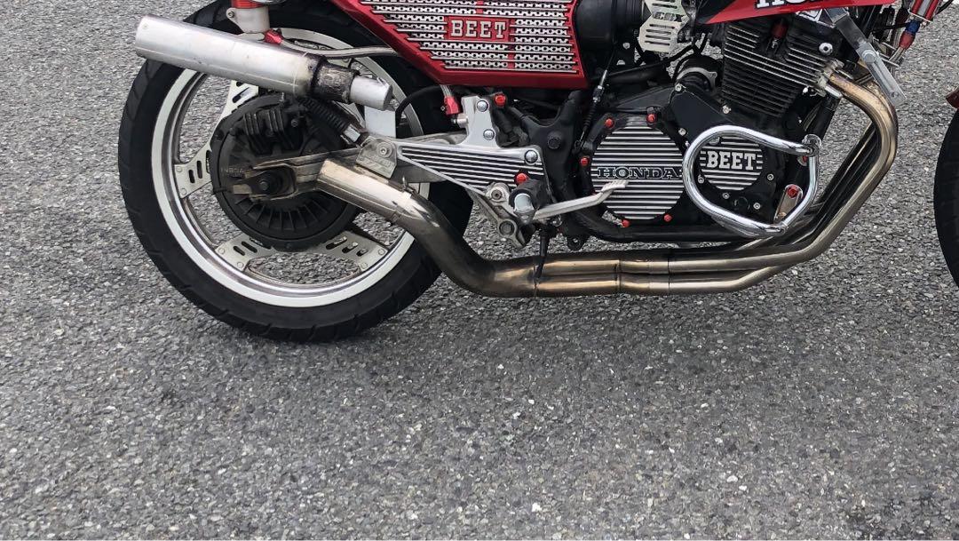 CBX マフラー エクセル管 おまけ付き （RPM-4in2in1 CBX400F
