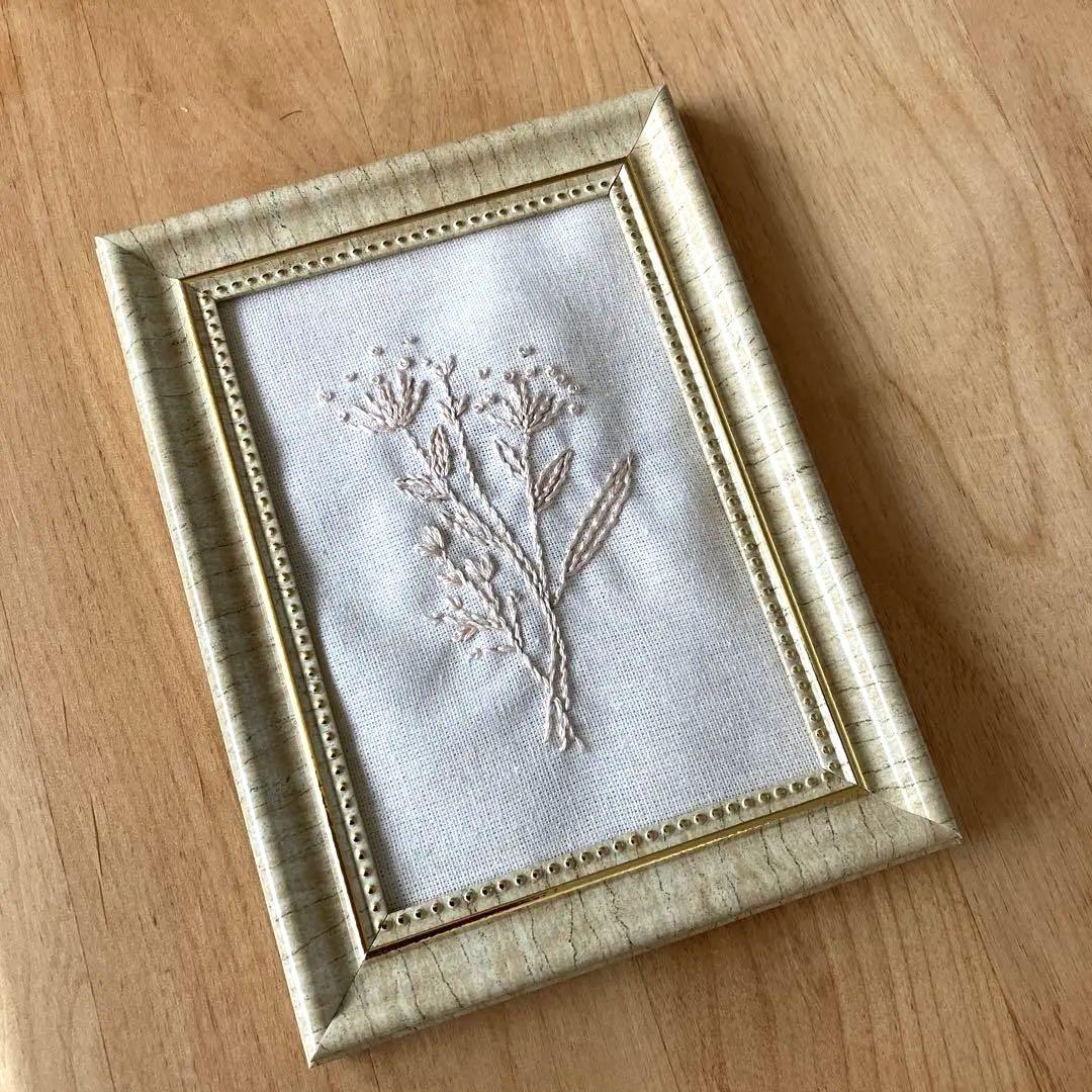 刺繍 刺繍フレーム フラワー ハンドメイド インテリア （刺繍
