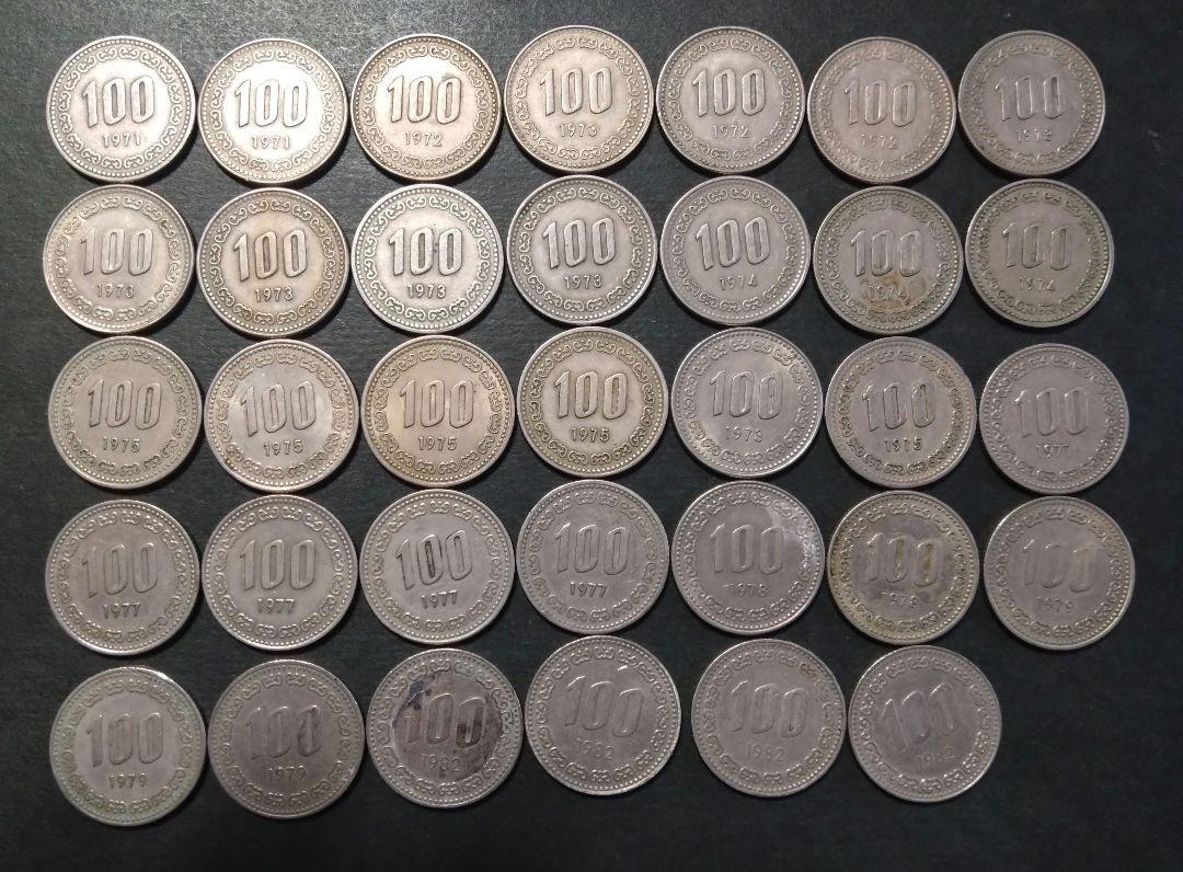 韓国 旧100ウォン硬貨 特年あり（韓国】コイン【大特年】100