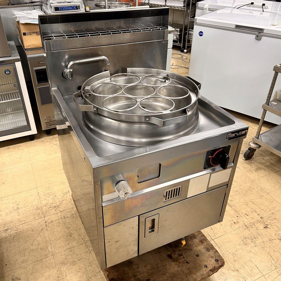 4434 マルゼン◆茹で麺機◆LPガス◆MR-15M◆はやわき鍋セット マルゼン ゆで麺機 はやわき 自動点火 MR-15M LPガス - 調理器具