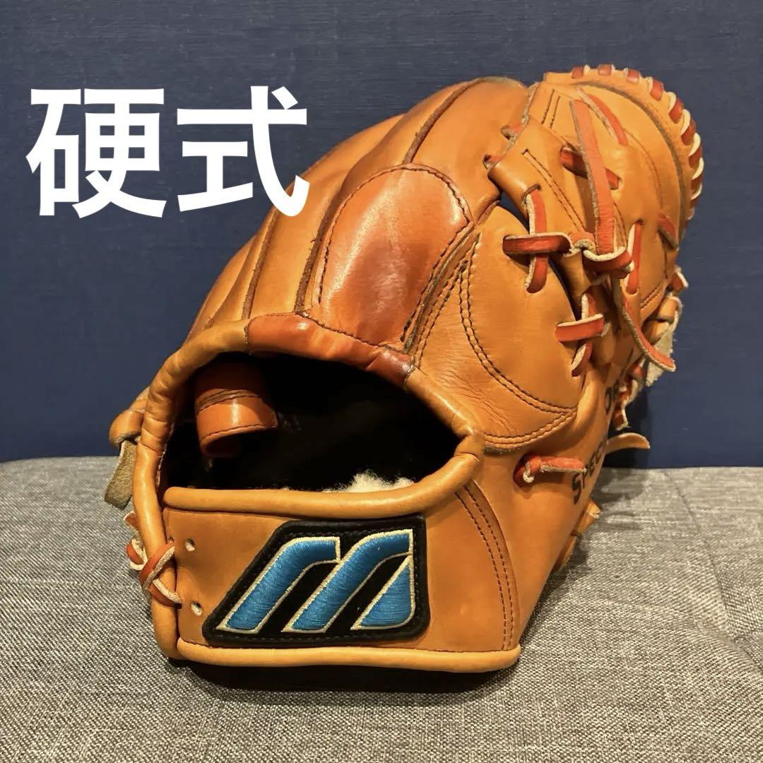 ミズノ　ブルーMマーク　仁志モデル　硬式グローブ　指当て薬指リング付き　信義印 ☆超希少 ブルーMマーク 仁志モデル 硬式グローブ 指当て薬指