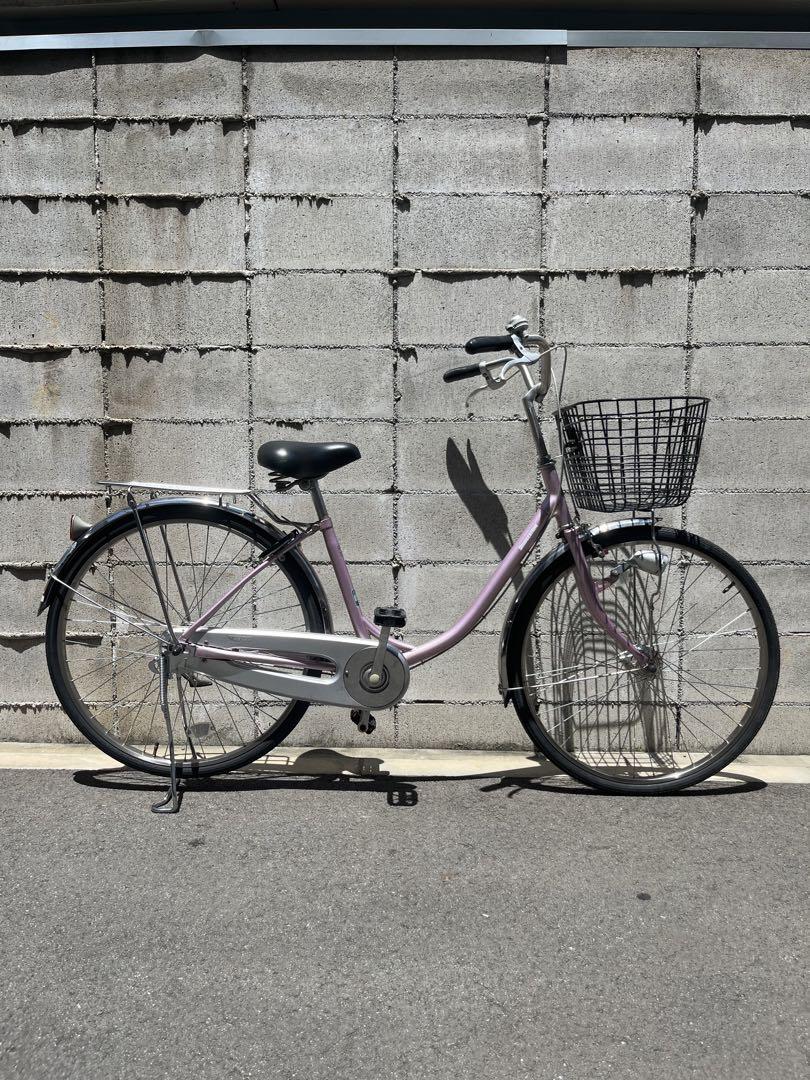 驚きの価格が実現！ ママチャリ ブリヂストン 薄ピンク （パールピンクの自転車 自転車本体