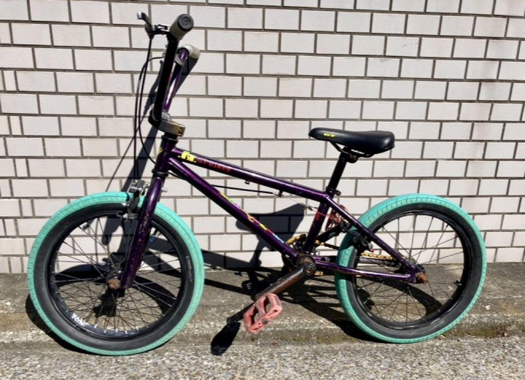 GT Bicycles - GT BIKE PERFORMER 18インチ BMX パープル系 カスタム GT BMX Performer 18