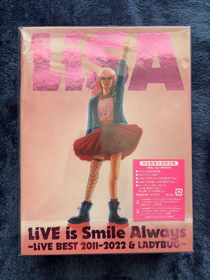 LiSA LiVE BEST Blu-ray（4/19（水）発売、Blu-ray & DVD「LiVE