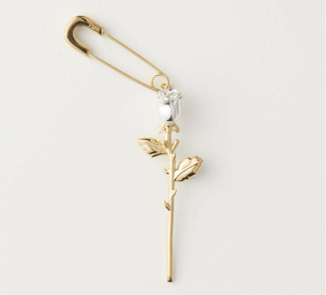 AMBUSH アンブッシュ ROSE CHARM EARRING 薔薇 ピアス（AMBUSH