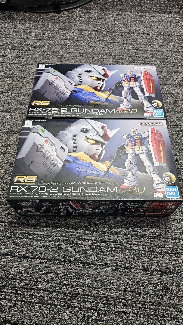 BANDAI RG RX-78-2 GUNDAM Ver. 2.0 2体セット（RG ジオング