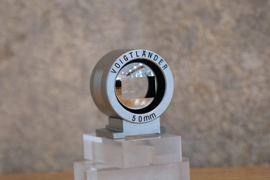 View Finder ビューファインダー 50mm 丸型 シルバー（中古