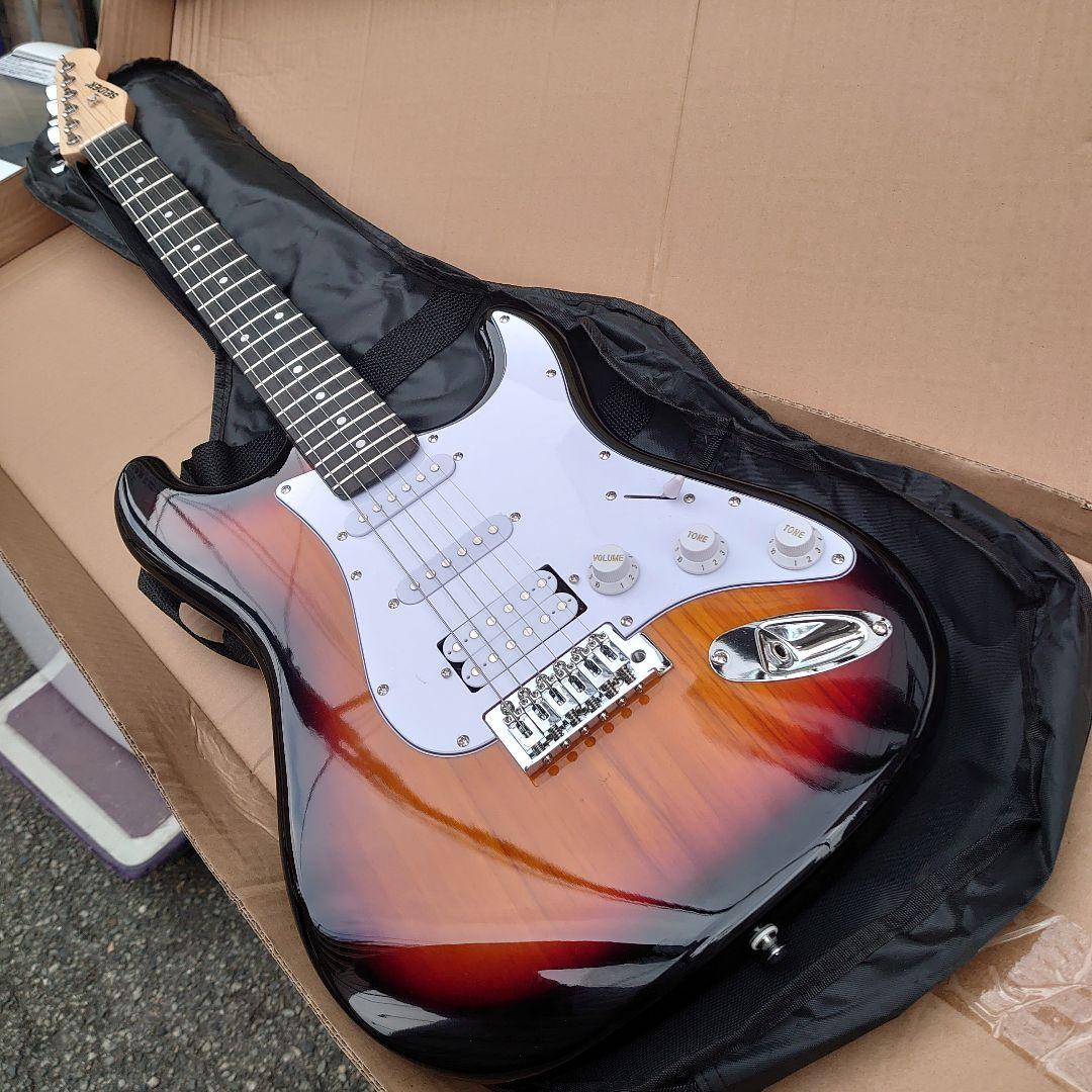SELDER セルダー　ストラトキャスター　サンバースト　初心者セット！ Amazon | SELDER セルダー エレキギター ストラトキャスター