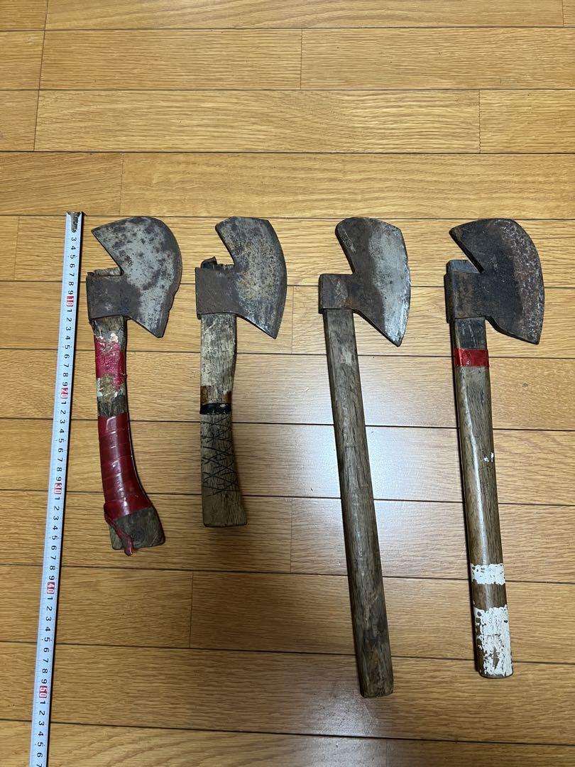 豚耳型 斧 オノ 鉈 腰鉈 古鉈 ナタ 手斧 希少 （在銘 斧鉈 ナタ
