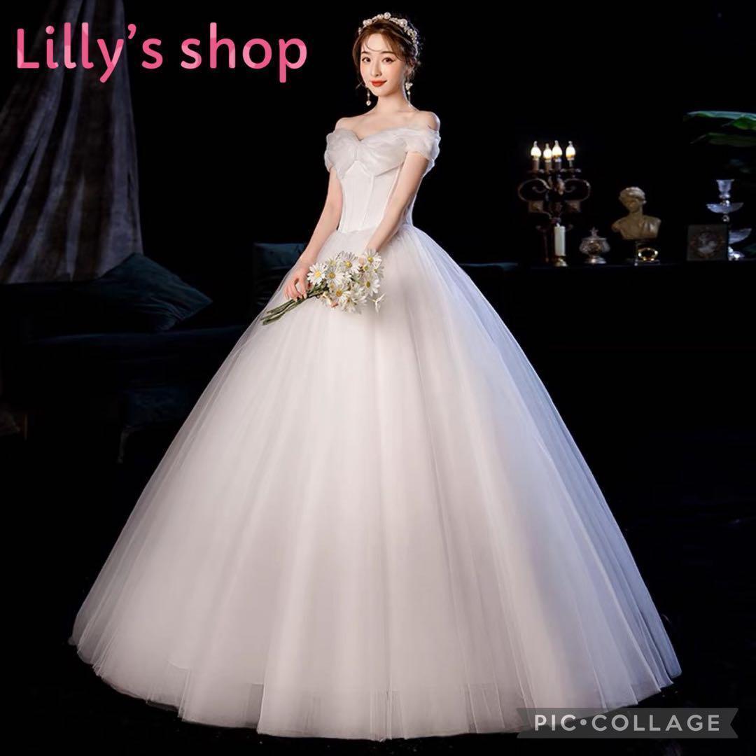 ウェディングドレス❤️ロングドレス　レディース　コスプレ　写真　撮影　結婚式 ウェディングドレス❤️ドレス レディース コスプレ 写真 撮影