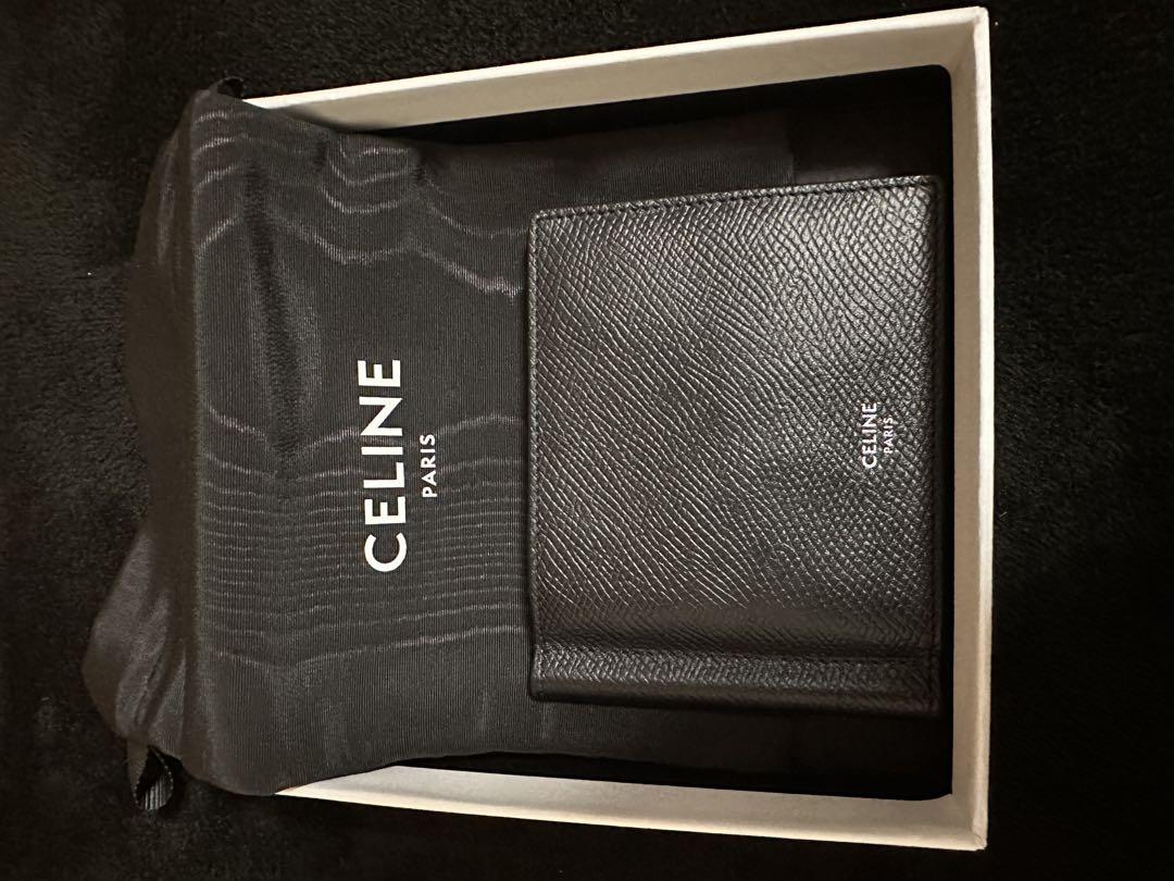 CELINE マネークリップ　新品•未使用 すぐ届く CELINE セリーヌ マネークリップ 二つ折り ミニ財布