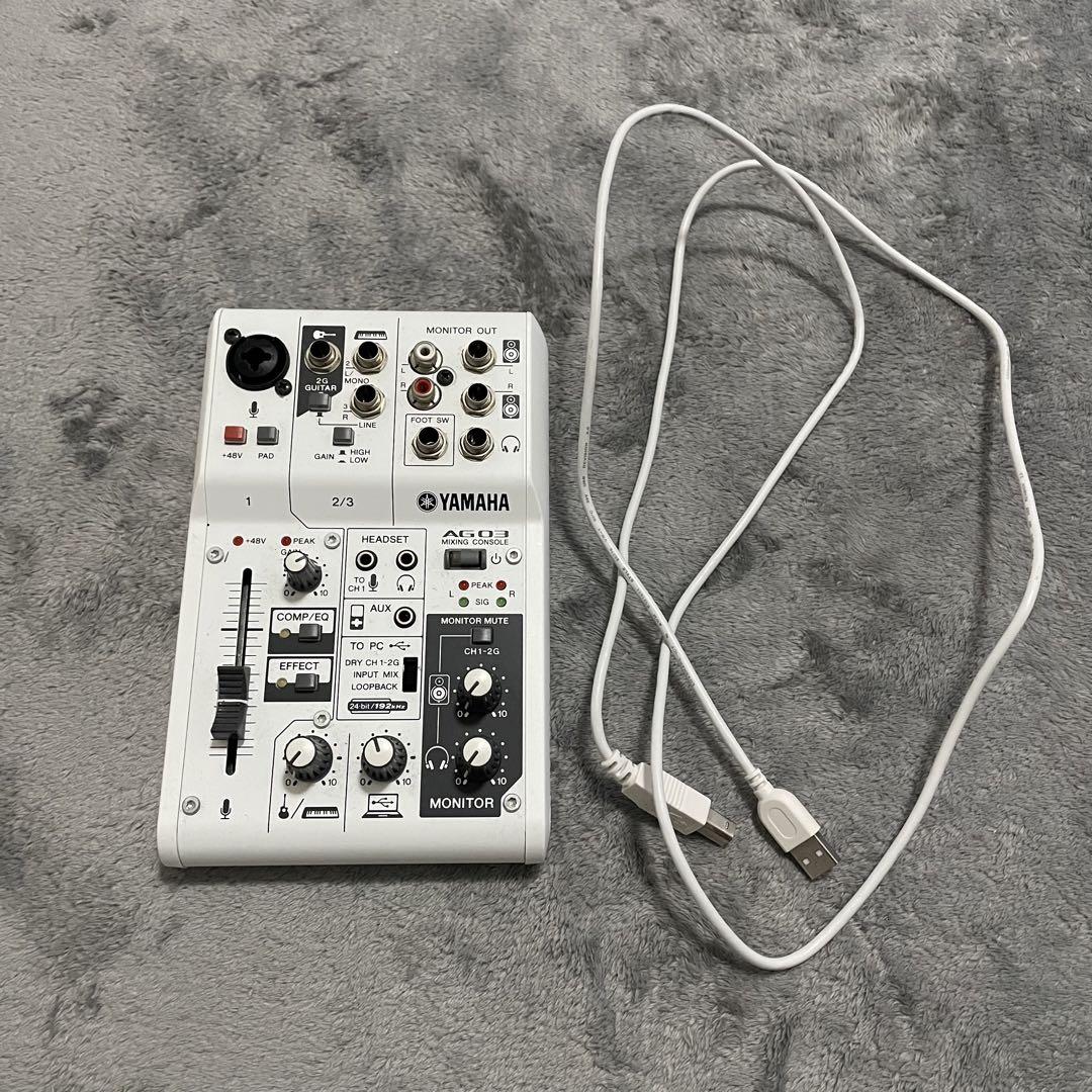 YAMAHA AG03 （YAMAHA AG03 配信 ミキサー オーディオ