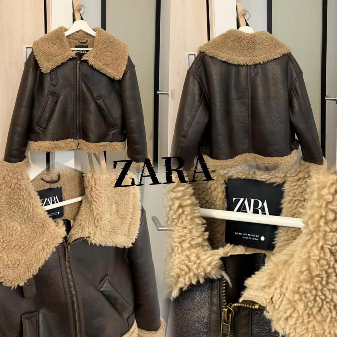 ZARA♡ダブルフェイスライダースジャケット ZARA】ダブルフェイスジャケット ZW COLLECTION 3548/246 (ZARA